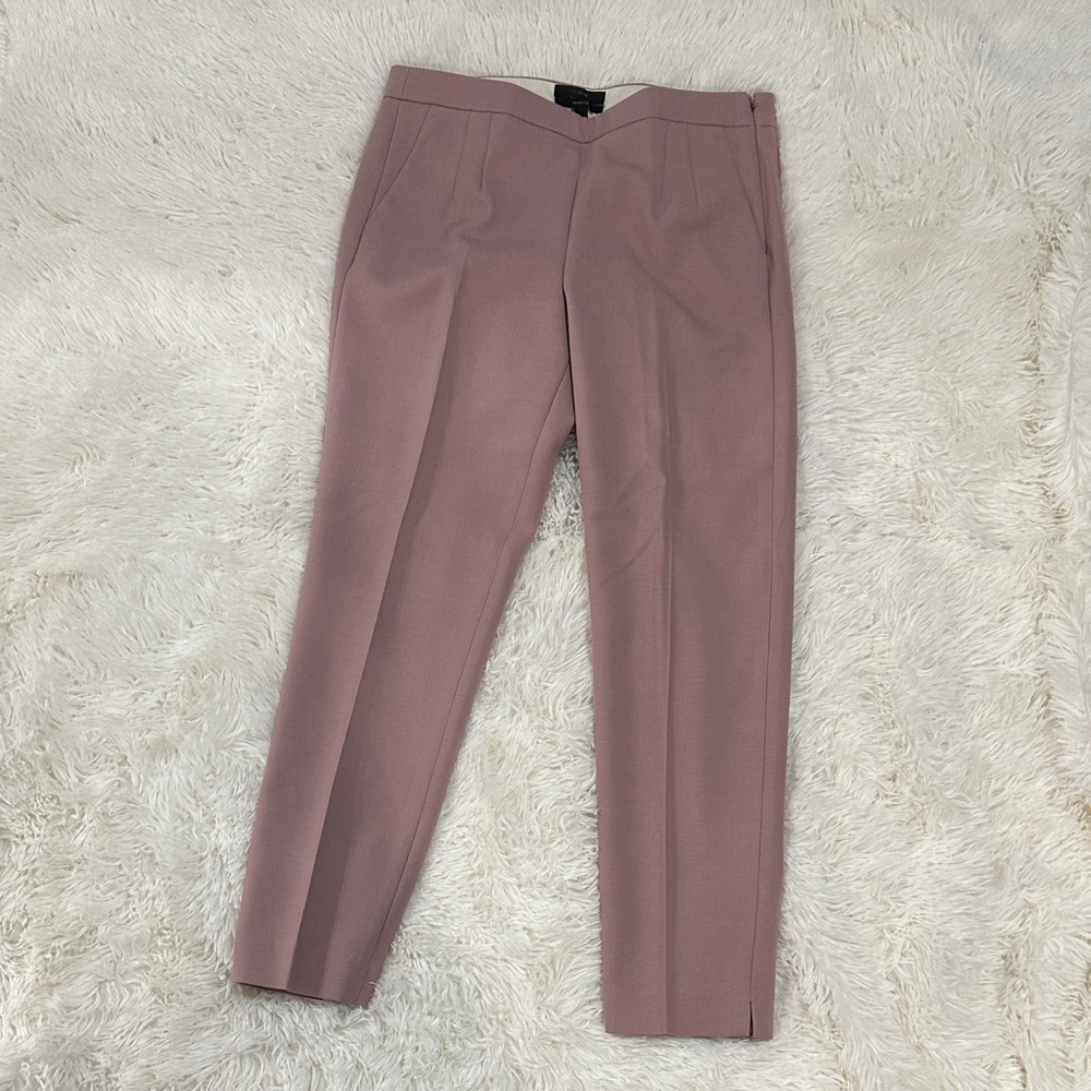 J. Crew Martie Dusty Pink Trousers